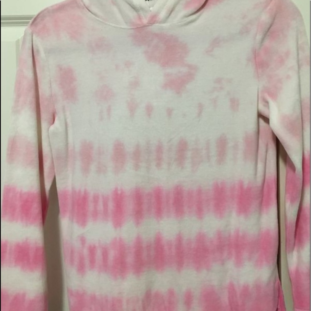 Pink tie dye sweater